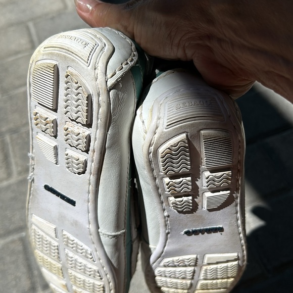 Sebago  women’s Leather Boat Shoes in Seaglass Aqua and White - size 7.5 US - Picture 4 of 6